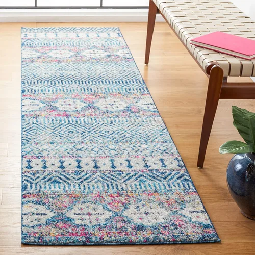 Miniatura 20 de SAFAVIEH Madison Collection - Alfombra decorativa de 2 pies 3 pulgadas x 4 pies, color carbón y gris, diseño bohemio chic, no desprende pelusa