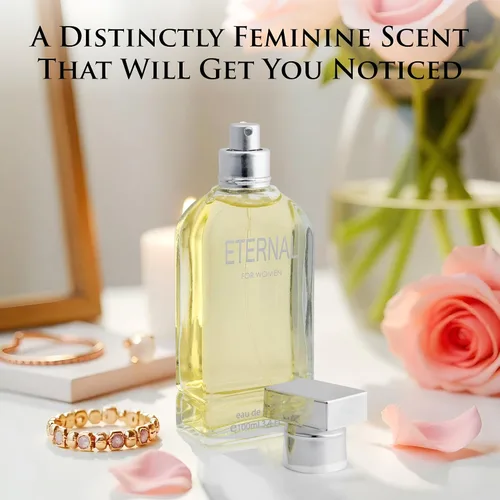 Miniatura 8 de Eternal for Women – 3.4 onzas líquidas Eau De Parfum Spray refrescante mezcla de cítricos florales y fragancias de almizcle huele fresco durante
