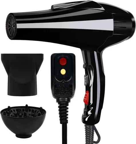 Secador de pelo profesional de 3500 W, potente secador de pelo de salón de belleza, turmalina de cerámica de secado rápido, secador de pelo iónico