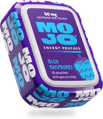 Miniatura 10 de Bolsas de Energía MOJO Sabor Menta, 50 mg de Cafeína por Bolsa, 15 Bolsas, Paquete de 5