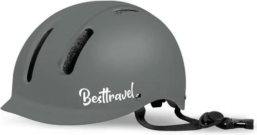 Besttravel Casco de patineta, cascos de bicicleta de ajuste, multideporte, patinaje, longboard, casco de viaje para hombres y mujeres Medium