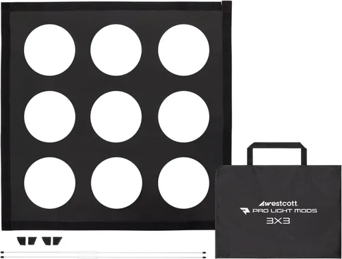 Miniatura 11 de Westcott Pro Light Mods - Accesorio de softbox rápido que simulan luces de estadio, accesorio de iluminación de escenario, iluminación de moda