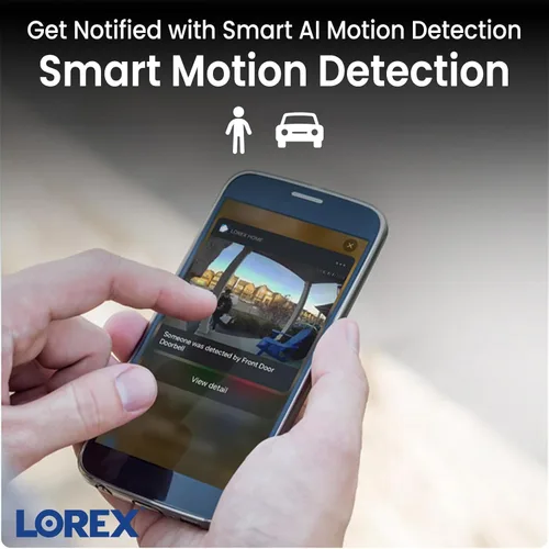 Miniatura 6 de Cámara de seguridad Lorex al aire libre 4K IP de Metal con cúpula adicional Complemento para NVR Detección de movimiento inteligente