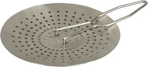 Miniatura 2 de FSE 373-FM2301 - Colador de hervidor, acero inoxidable perforado de 9 pulgadas, tamaño de orificio de 3/16 pulgadas para un drenaje rápido, diseño