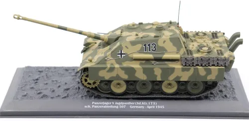 Miniatura 6 de Jagdpanther Tank Destroyer - Schwere Panzer Abteilung 507, Alemania, 1945 (escala 1:43)