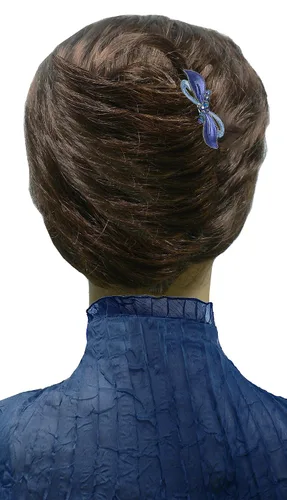 Miniatura 9 de Dz Pk Pasadores, 12 unidades, lazo para el pelo con lazo en una cinta, pinzas para el pelo francés, 2 Ea 6 colores YY86400-1-D