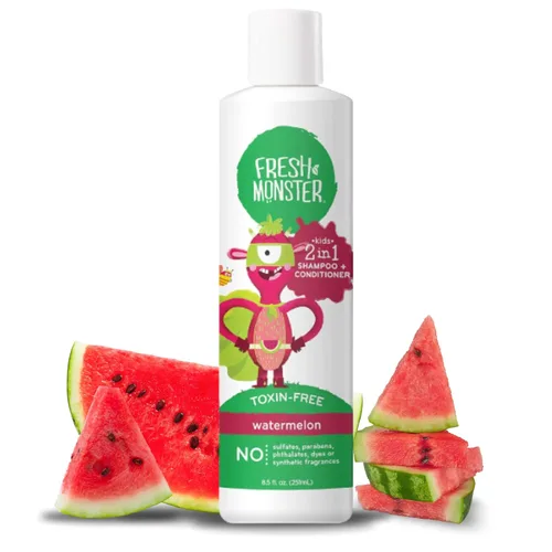 Miniatura 4 de Fresh Monster Champú y Acondicionador 2 en 1 para niños, Coconut