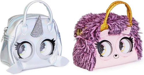 Miniatura 9 de Purse Pets Micros, Denim Deerie Stylish Small Purse with Eye Roll Feature