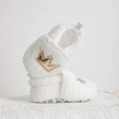 Miniatura 4 de Sawimlgy Pantuflas de dibujos animados para recién nacidos, para bebés, niños y niñas, suela antideslizante suave, suela antideslizante, zapatos