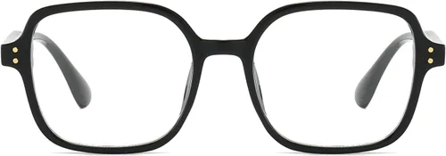 Miniatura 2 de LJCZKA Lentes cuadrados de bloqueo de luz azul para mujeres y hombres, lentes rectangulares retro de los años 90 para juegos de computadora