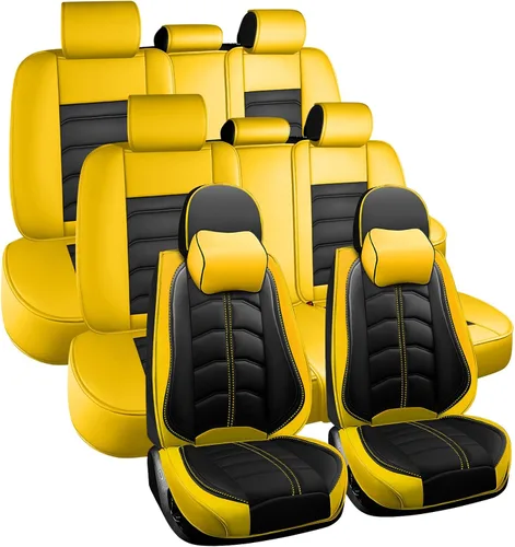 Miniatura 25 de Funda de asiento de auto de 7 asientos para Nissan Pathfinder 2003-2025, fundas de asiento duraderas, resistentes al desgaste, impermeables
