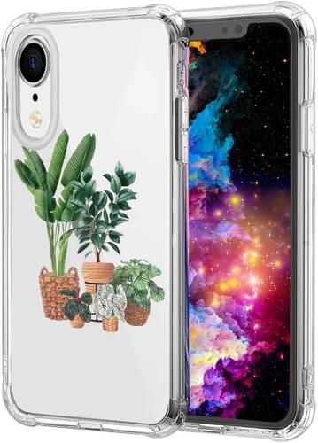 Miniatura 10 de CARLOCA Funda compatible con iPhone 11 Pro, patrón de grano de madera negro y rojo transparente con diseño de plástico transparente para iPhone 11