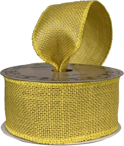 Miniatura 15 de Cinta tejida de arpillera de tela beige, 2 1/2 pulgadas x 10 yardas, borde con alambre, cinta de árbol de Navidad marfil para manualidades, adornos