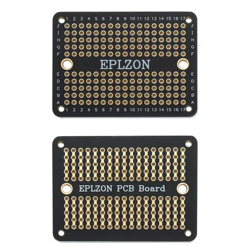 Miniatura 3 de Tablero de pan soldable PCB Placa de circuito impreso chapada en oro para proyectos electrónicos de bricolaje Aplicable a proyectos de soldadura