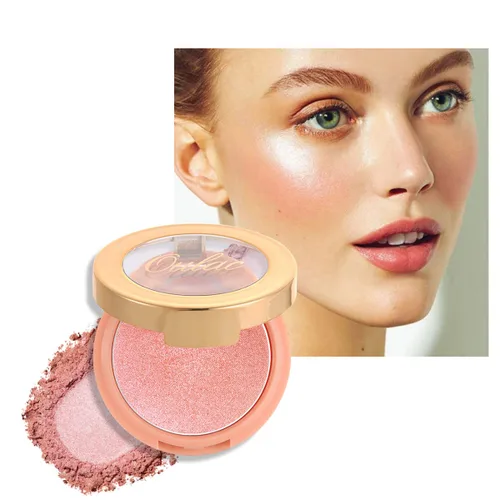 Miniatura 17 de Oulac Polvo de maquillaje de rubor marrón ciruela, mezcla de rubor en crema de color rico, piel bronceada mate natural, vegano y libre de crueldad