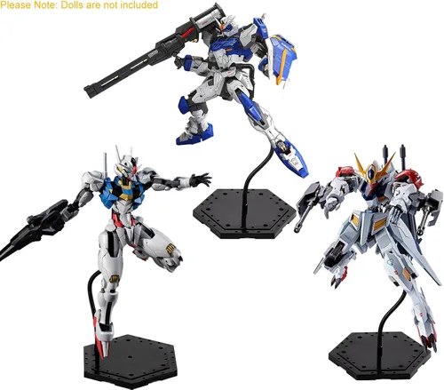 Miniatura 5 de Base de acción Hobby, soporte de exhibición de pasatiempos, compatible con Gundam HG RG 1/144 escala figura modelo kit 2 Negro Small