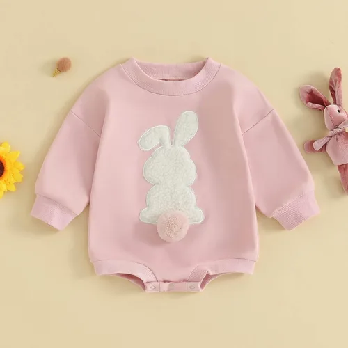Miniatura 12 de FOCUSNORM Disfraz de Halloween para bebé recién nacida, sudadera de calabaza, mameluco de manga larga para otoño e invierno
