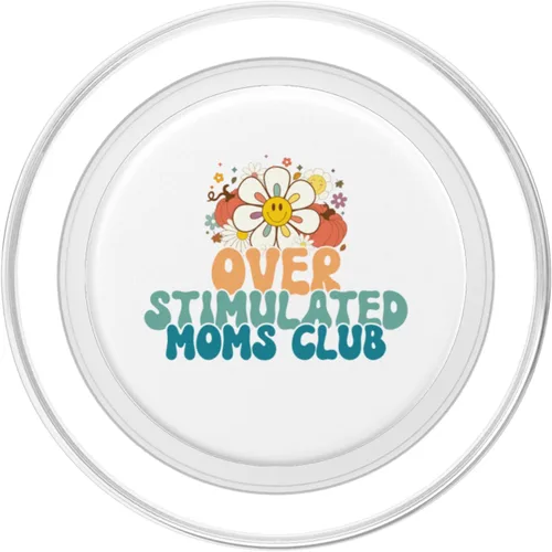 Miniatura 2 de Groovy Sobreestimulated Moms Club - Divertidos PopSockets MagSafe PopGrip para iPhone