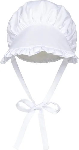 Miniatura 2 de Waist Apron Bonnet Set Colonial Cap Vintage Maid Hat Apron With Pockets Cooking Costume