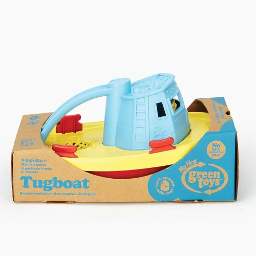 Miniatura 3 de Green Toys, Remolcador, azul
