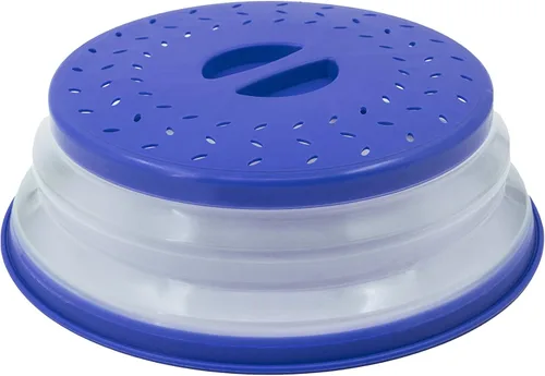 LAMINET Cubierta extensible para tazón y plato para microondas (azul)