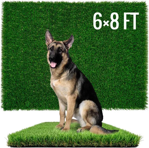 Miniatura 13 de Sunturf Hierba falsa para que los perros orinen, césped artificial para perros, almohadillas para orina de perro, extra grandes, tapetes de césped