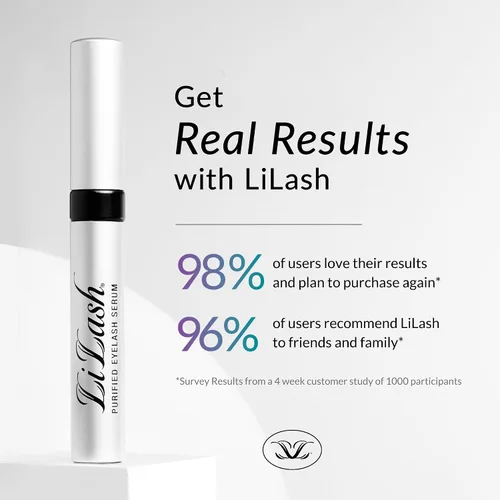 Miniatura 2 de LiLash - Suero Purificado para Pestañas para Hacerlas Crecer Más Largas y Más Llenas - Potenciador de Crecimiento de Pestañas, Seguro para Usar