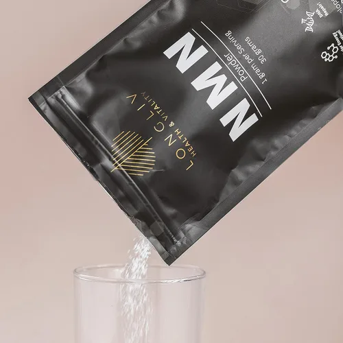 Miniatura 2 de LongLiv NMN Suplemento – Polvo avanzado de mononucleótido de nicotinamida NMN – Suplementos NMN formulados por médicos 1000 mg para optimización