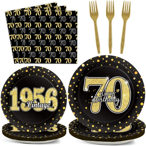 Miniatura 9 de ZOIIWA 200 piezas de vajilla de fiesta temática de Navidad desechable, suministros de fiesta de Feliz Navidad, juego de vajilla de Navidad