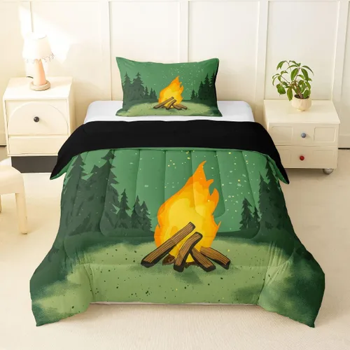 Miniatura 52 de Erosebridal Yoga Gifts Comforter Set for Kids Boys Girls Yoga Chakras Bedding Sun and Moon Duvet Set Boho Tribal Comforter Twin with 1 Pillowcase