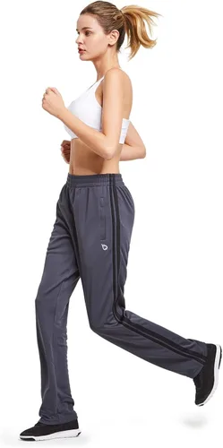 Miniatura 5 de BALEAF Pantalones deportivos para mujer, pantalones deportivos para correr, bolsillos con cremallera, pantalones deportivos para calentar, casuales