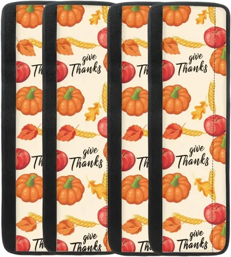 Miniatura 10 de Juego de 4 fundas para manijas de refrigerador de otoño, calabaza, girasol, funda para manija de puerta para horno y lavavajillas, funda para manija