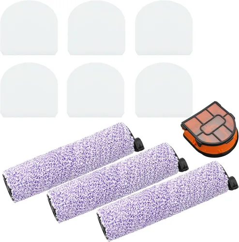 Miniatura 10 de 2 Kit de filtro de rodillo de repuesto HydroVac para aspiradora Shark AW261 WD261 WD101 AW302 WD161 WD201 WD100 WD200 HydroVac XL 3 en 1, Reemplace