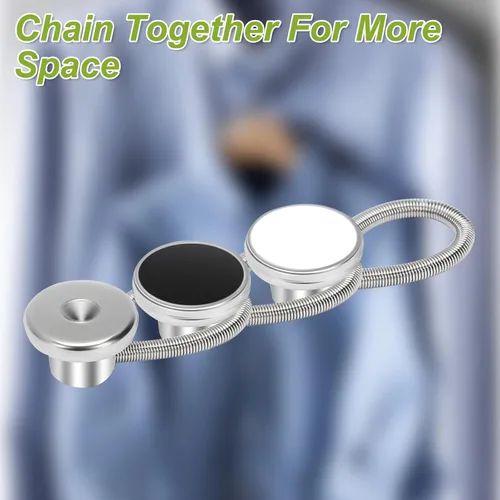 Miniatura 3 de 9 extensores de cuello de alta calidad para camisas de vestir, pantalones de mezclilla para hombres y mujeres, extensores de botón elásticos