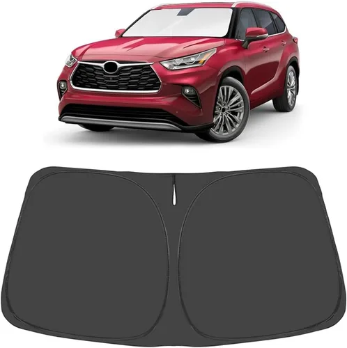Miniatura 234 de Proadsy Parasol para parabrisas actualizado 2025, ajuste personalizado Dodge RAM 1500 2Dr 2019-2024 2025, 4 capas, plegable, protector de parasol