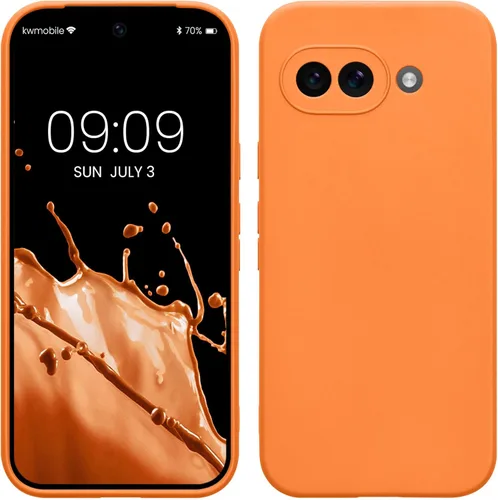 Miniatura 42 de kwmobile Funda compatible con Google Pixel 9 Pro - Funda protectora delgada de TPU para teléfono - Acabado mate suave - Negro mate