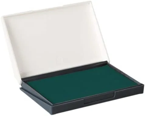 Miniatura 6 de Veltec Almohadilla de tinta para sello de goma de fieltro de calidad premium, 2-3/4" x 4-3/8", duradera y ligera (Rojo)