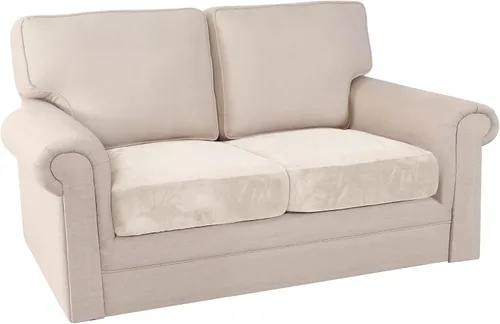 Miniatura 9 de PrinceDeco Funda de Cojín de Sofá de Terciopelo Elástica Fundas de Asiento de Sofá Lavables Funda Deslizable de Cojín para Silla Sofá de Dos Plazas