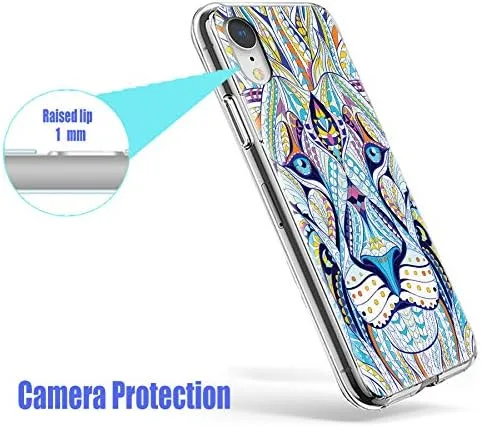 Miniatura 5 de AKORAVO - Funda protectora para iPhone XR para mujeres, hombres y niñas, a prueba de golpes, antiarañazos, delgada, suave, TPU transparente, funda