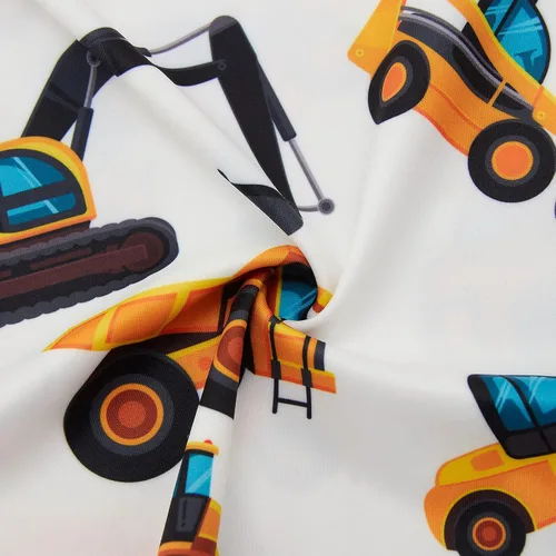 Miniatura 3 de ALISISTER Vestido de verano de manga corta para niñas pequeñas