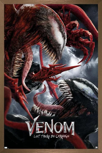 Miniatura 12 de Trends International Marvel Venom: Let There be Carnage - Póster de pared de batalla de una hoja, 14.725 x 22.375 pulgadas, versión enmarcada