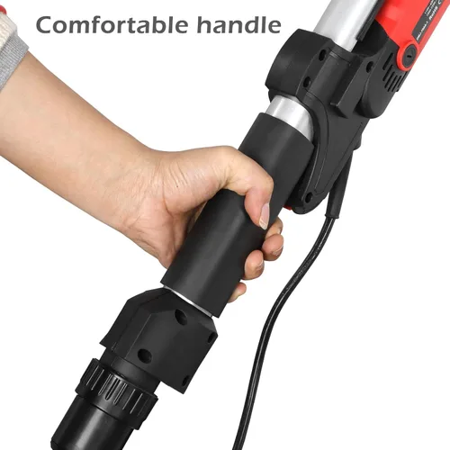 Miniatura 6 de Lijadora eléctrica comercial de 800 W con 6 discos de lijado de velocidad variable ajustable de 1000-2000 RPM con mango extensible