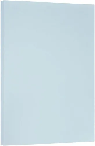 Miniatura 20 de JAM PAPER Vellum Bristol Cartulina de 65 lb - 8.5 x 11 Coverstock - 147 gsm - Azul - 50 Hojas/Paquete