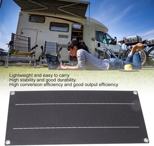 Miniatura 8 de Cargador de batería solar de 12 voltios impermeable, cargador de batería solar marino, mantenimiento de batería solar de 600 W, 18 V, kit de panel