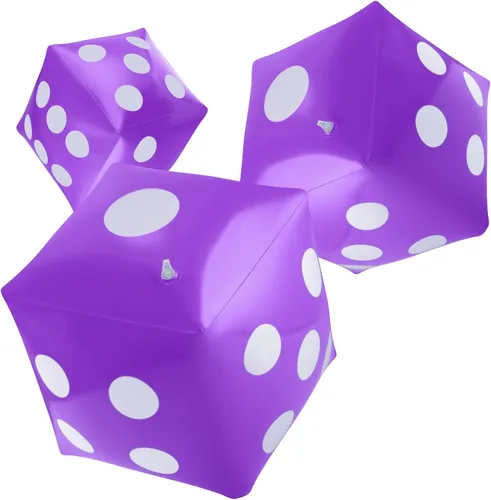 Miniatura 14 de Blulu Paquete de 3 Dados Inflables Grandes Dados Inflables Gigantes Jumbo para Juegos de Mesa en Interiores y Exteriores Ludo Favor de Fiesta