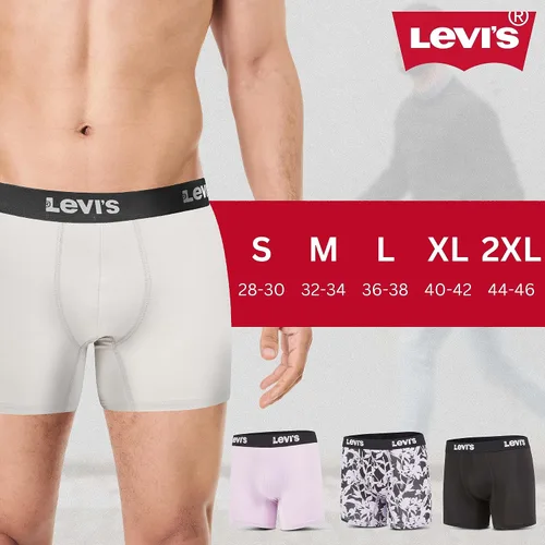 Miniatura 6 de Levi's Calzoncillos tipo bóxer de microfibra para hombre, ultra suaves, paquete de 4
