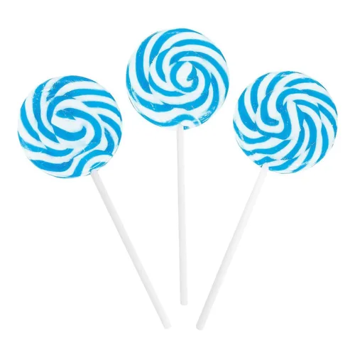 Miniatura 4 de Piruletas Red Swirl – 24 chupones de dulces envueltos individualmente a granel – Grandes 0.63 oz (paletas de 2 pulgadas) – Ideal para bufé de dulces