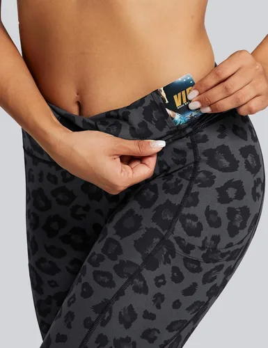 Miniatura 3 de ZUTY - Leggings de yoga de cintura alta de 78 de longitud con bolsillos para mujer leggings deportivos pantalones de yoga mallas para correr