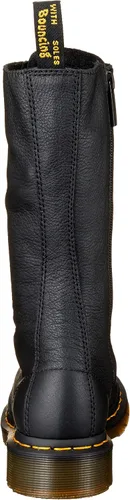 Miniatura 3 de Dr. Martens, 1B99 - Botas de cuero con cordones de 14 ojos para mujer, rojo (Cherry Red Virginia)