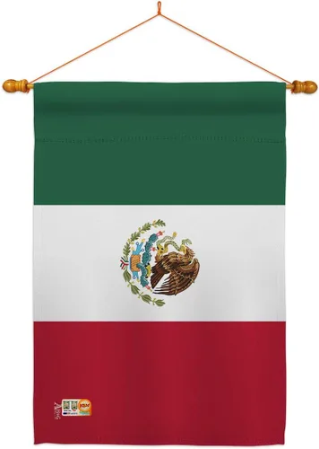Miniatura 9 de Nacionalidad México Garden House Banderas Set Regional Nación Internacional Mundo País Particular Área Pequeña Decorativa Patio Banner Doble Cara